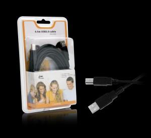 USB 2.0 Cable CANYON, Nickel, CNR-CCE03