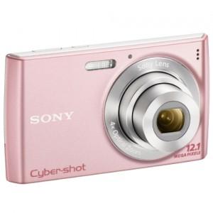 Aparat foto digital Sony Cyber-shot DSC-W510, roz + husa+ card SD 2Gb