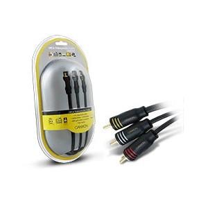 AV Cable CANYON (3xRCA (Male) - 3xRCA (Male), Gold Plated Connectors, , CNR-CV02