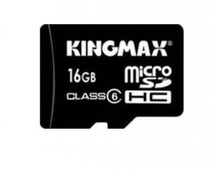 Card de memorie Kingmax, 16GB, Micro SDHC, class 6, Card Reader, KX-16MSD6-CR