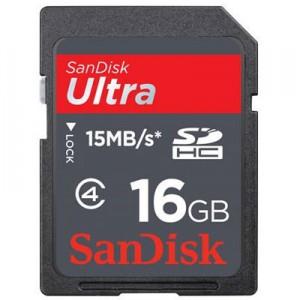 Card memorie SanDisk Ultra SDHC 16GB, SDSDH-016G-U46
