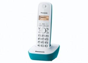 Panasonic Telefon DECT digital, 50 memorii, CID, negru, melodii polifonice, autonomie: 13h, KX-TG1611FXC