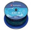 Verbatim cd-r, 52x, 50/p, qcdr80vb52x50