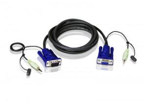 Cablu VGA /audio HDB15F/SP-HDB15M/SP L:1.8m, 2L-2402A