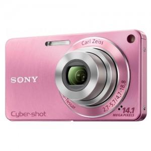 Camera foto Sony Cyber-shot W350 Pink, 14.1MP, CCD senzor, 4x optical zoom, 2.7, DSCW350P.CEE8