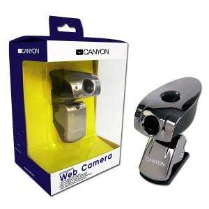Camera Web CANYON CNR-WCAM320 (2Mpixel, 1/4 inch, CMOS, USB 2.0) Silver/Black, CNR-WCAM320HD