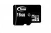 TEAM GROUP Memory ( flash cards ) 16GB Micro SDHC Class 4 with TR11A1 BLUE, TUSDH16GCL405