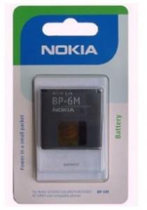 Acumulator Nokia BP-6M pentru Nokia 3250, 6110, 6233, 6288, 9300, N73, N93, 970MAH, LI-POL, 601