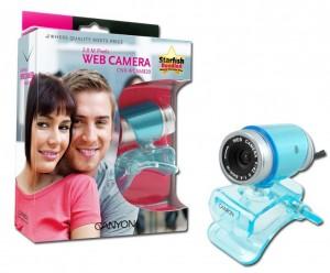 Camera Web CANYON CNR-WCAM820 (2Mpixel, 1/3 inch, CMOS, USB 2.0) Blue