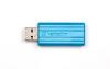 Memorie USB Verbatim PinStripe 4GB, Albastru de Caraibe VB47393