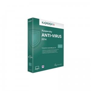 Securitate Kaspersky Anti-Virus 2014, 1 PC, 1 an, Retail, New license KL1154OBAFS