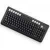 Tastatura multimedia serioux compact c3500, negru,
