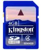 Card de memorie Secure Digital Card High Capacity 4GB Class 4(SDHC Card) Kingston  SD4/4GB