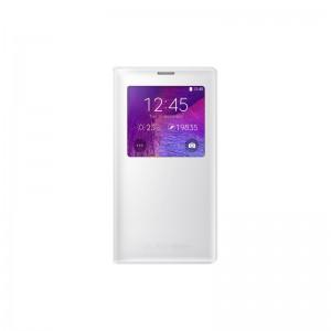 Husa de protectie tip Book S-View Samsung EF-CN910F White pentru N910 Galaxy Note 4, EF-CN910FTEGWW