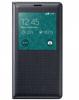 Husa Samsung Galaxy S5 G900 S-View Cover Charcoal, Black (punching pattern) EF-CG900BKEGWW, EF-CG900BKEGWW