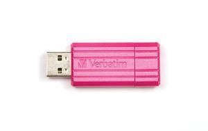 Memorie USB Verbatim PinStripe 4GB, Roz fierbinte VB47392