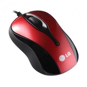 Mouse optic LG 3D-320, USB+PS2, Rosu