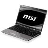 Notebook MSI CR620-635XBL cu procesor Intel Celeron Dual Core P4600, 2 GHz, 3GB 320GB, Intel GMA HD, FreeDos, Negru