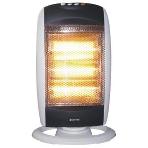 Radiator electric cu halogen Vortex VHH 12X1, 3 rezistente, putere 1200W, 3 trepte de reglare