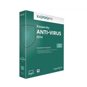 Solutie de securitate Kaspersky Anti-Virus 2014 3 Users 1 Year Base Box KL1154OBCFS