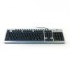 Tastatura usb+ps/2 mmedia serioux, black & silver
