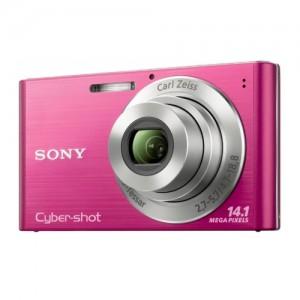 Camera foto Sony Cyber-shot W320 Pink, 14.1MP, CCD senzor, 4x optical zoom, 2.7, W320PFOOTXXDI.YS