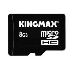Card de memorie Kingmax 8GB HC, Micro SD, clasa 4 + Card Reader, KX-8MSD4-CR