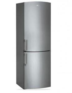 Combina frigorifica Whirlpool, NO FROST, 326 litri net, INOX, 1 compresor, Clasa A, WBE 3322 NFX