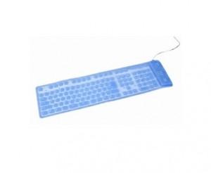 Tastatura GEMBIRD PS2/USB FLEXIBILA BackLight Blue, KB-109FEL1-BL-US