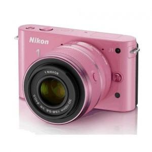 Aparat foto Nikon 1 J1 DualKit 10-30mm si 30-110mm Pink, VVA153K003