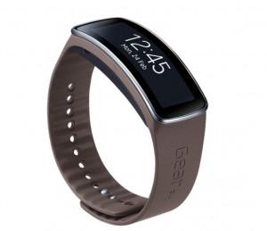 Bratara Smartwatch Samsung Gear Fit Standard Size Mocha Gray, ET-SR350BSEGWW