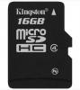 Micro sd kingston 16gb class4 cu
