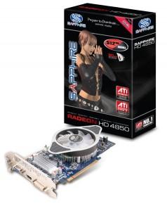 Placa video Sapphire ATI Radeon HD4850, 1024MB, GDDR3, 256bit, HDMI, PCI-E, 11132-58-20G