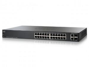 Switch Cisco SF 200-24P 24-Port 10 100 PoE Smart, SLM224PT-EU