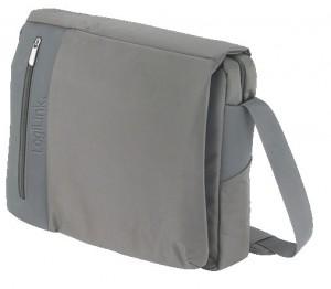 Geanta Notebook 15,6 inch messenger, nylon/piele, grey, LogiLink - NB0030G