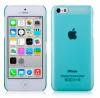 Husa iphone 5c clear touch blue ultra slim,
