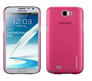 Husa Samsung Galaxy Note 2 N7100 Clear Touch Pink Ultra Slim, CHUTSANOTE2TP