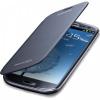 Husa Samsung Galaxy S3 I9300 Flip Cover Grey, EFC-1G6FGECSTD