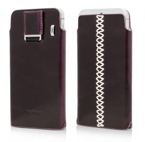 Huse Vetter Leather for iPhone 5s 5,  Sleeve Pouch Genuine Leather,  Dark Purple CLSPSVTIP5SU