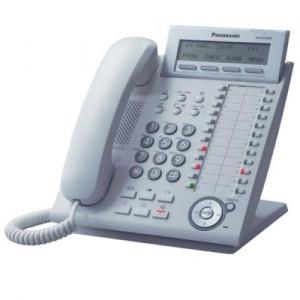 Telefon digital Panasonic pentru centrale TDA/TDE, KX-DT333CE, Alb