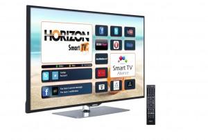 Led Smart Tv Horizon 42Hl810F, 42 inch, Edge LED (Metallic Super NarrowBezel), Full HD (1080p), Hotel Mode (PASSIVE), Boxe, Aluminium Stand, Negru