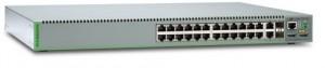 NET SWITCH 24 Port PoE+ Managed Stackable Fast Ethernet Switch, AT-8100S/24POE