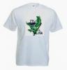 Tricou fruit of the loom fitted editie speciala 1851 - alb-verde -