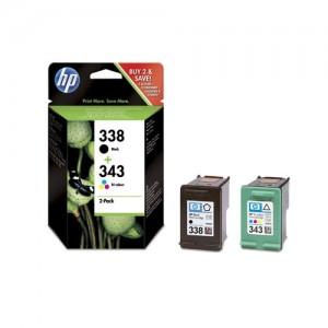 Cartus HP SD449EE Color HP 338+343 Inkjet Print Cartridges combo-pack
