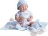 Doll newborn blue body, blanket, 33 cm, ll73303