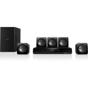 Home theater Philips 5.1 DVD, 300W, USB, HDMI ARC, 4 Sat, HTD3510/12