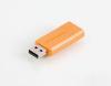 Memorie USB Verbatim PinStripe 4GB, Portocaliu vulcanic, 47394
