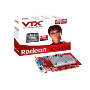 Placa video VTX 3D ATI Radeon HD5450 1GB DDR3 64bit - VX5450 1GBK3-HV3