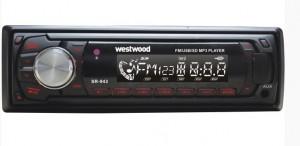 Radio USB auto Westwood SR-943, 4 x 25 W, slot SD, Aux, Panou detasabil, WES_RACD_002