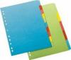 Set separatoare carton cu index color A4, 10 file/set VF4348